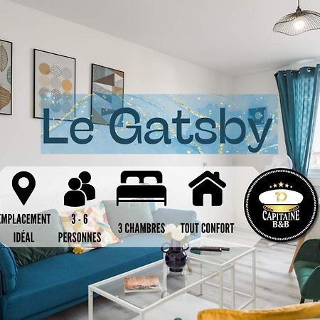Le Gatsby - 3 Chambres - Centre-Ville Troyes Zewnętrze zdjęcie