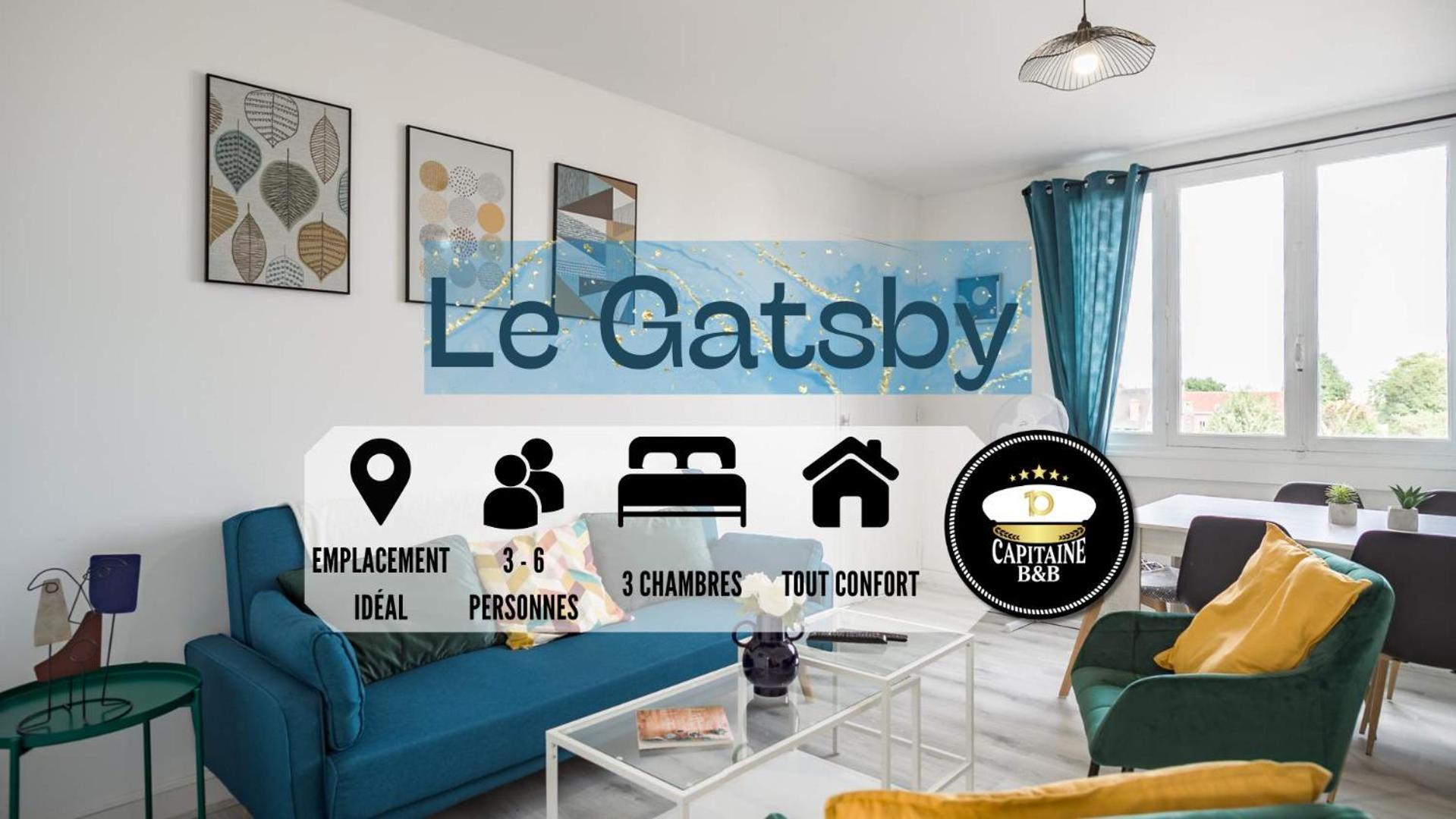 Le Gatsby - 3 Chambres - Centre-Ville Troyes Zewnętrze zdjęcie